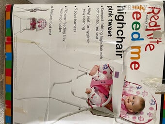 Baby’s Red Kite highchair