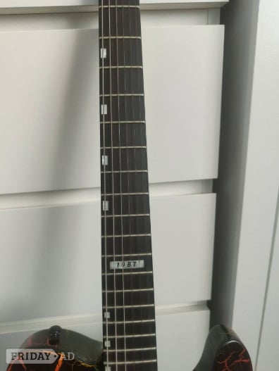 ESP LTD Eclipse 87 Electric Guitar in Rainbow Crackle Finish - Musical Instruments in Abbots Langley