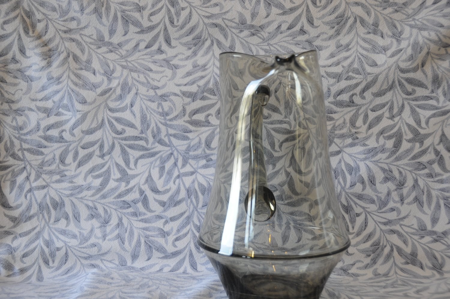Hartley Wintney MADE IN THE USSR BOHEMIAN SMOKEY GLASS JUG & TUMBLER SET. 1970’S