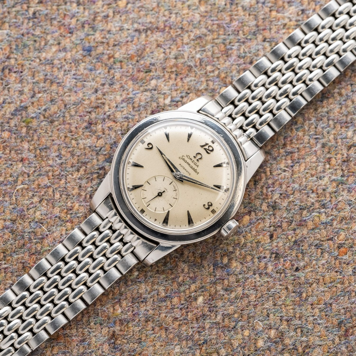 Omega vintage 5 row beads of rice all stainless steel bracelet. - Clothing, Footwear & Accessories in Worthing
