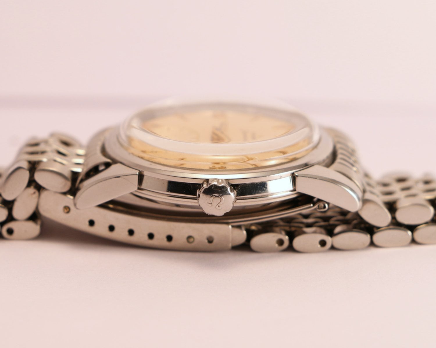 Omega vintage 5 row beads of rice all stainless steel bracelet. - Clothing, Footwear & Accessories