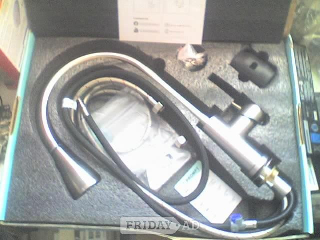 FORIOUS Kitchen Bathroom Sink Tap with Pull Out Shower Head Att