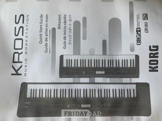 Korg Kross Keyboard / Workstation  - Musical Instruments in Brighton