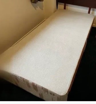 2’ 6” divan bed with mattress & headboard 
