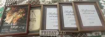 5 x photo frames