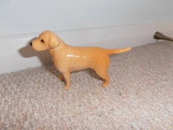 Beautiful China Beswick Yellow Labrador