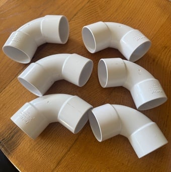Plumbing fittings, plastic