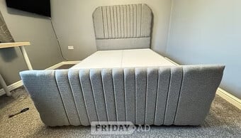 Single - Global design divan Ottomen, floor standing Hb and fb
