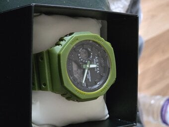 Activa Dual Time Watch – Green, As Good As New