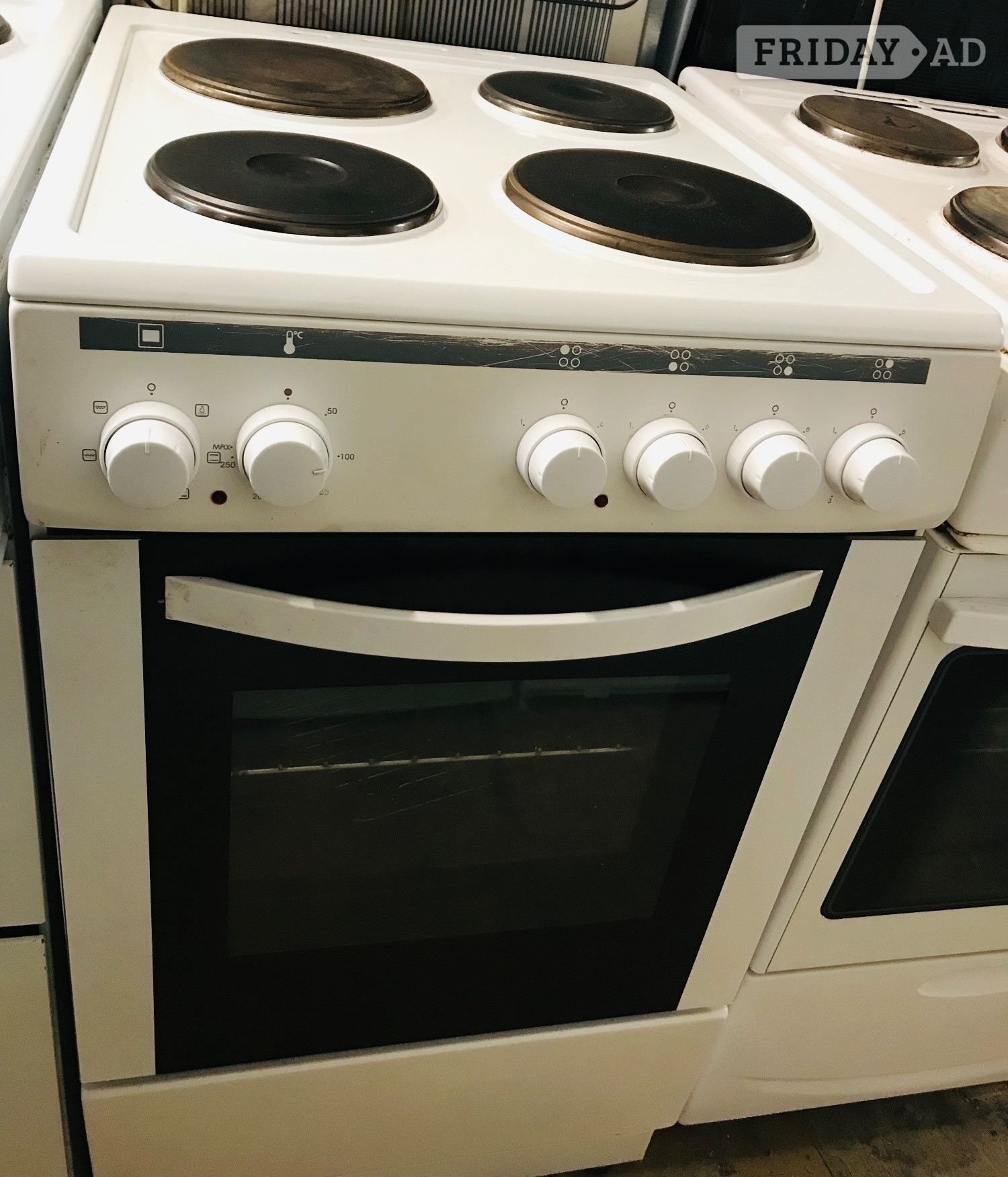 50CM white electric cooker with oven  in Milton Keynes