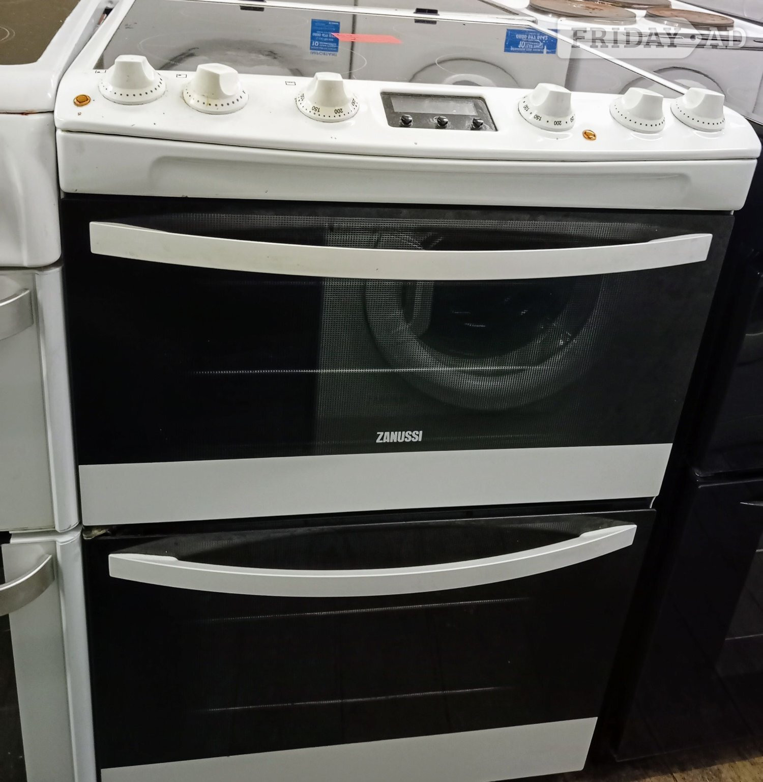 Zanussi 60cm wide induction cooker with double oven  in Reading