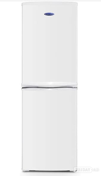 ICE KING IK8951EW Freestanding Fridge Freezer, 50/50 Split, 142L 