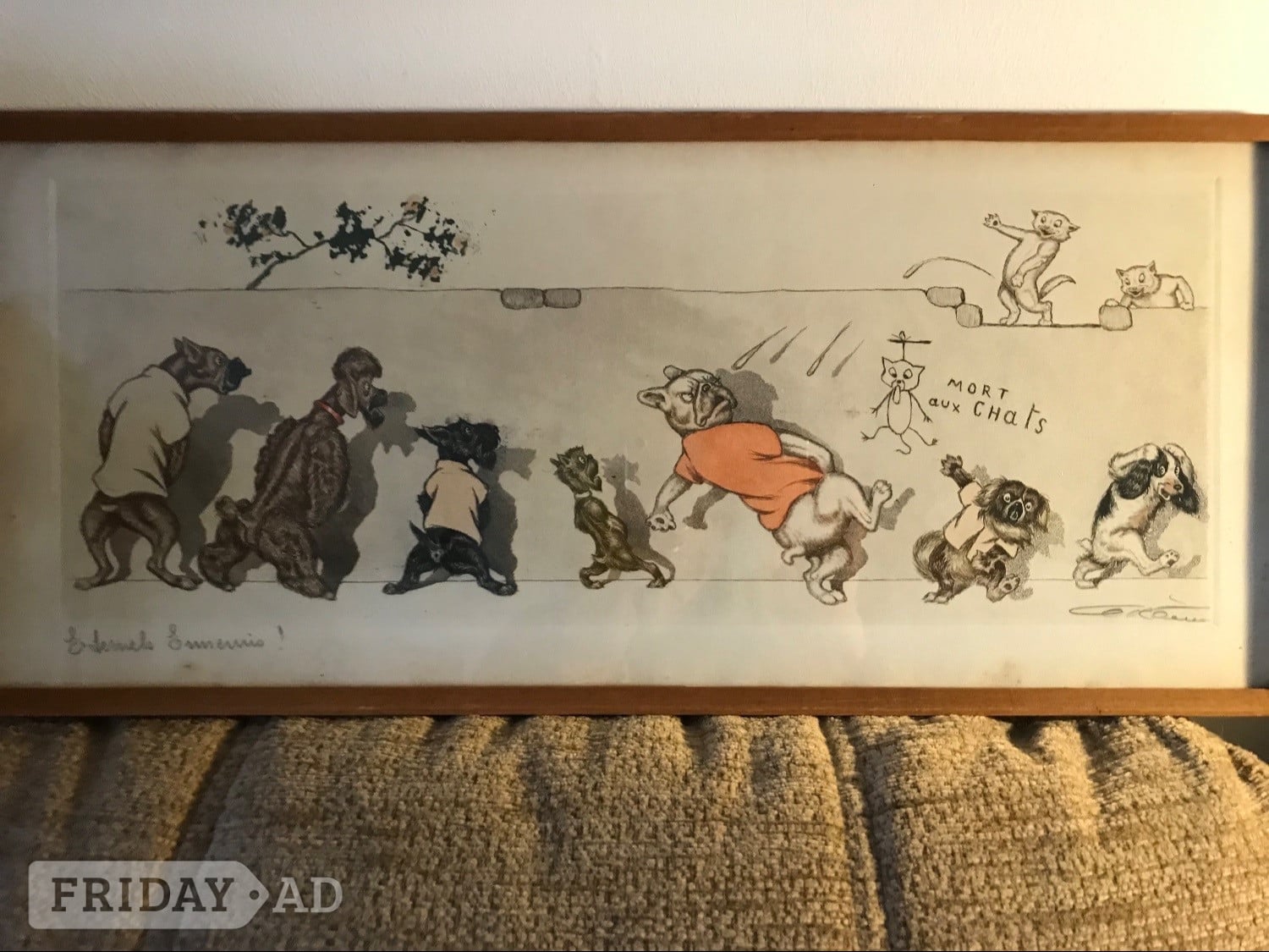 Clevedon Collectible signed etching 