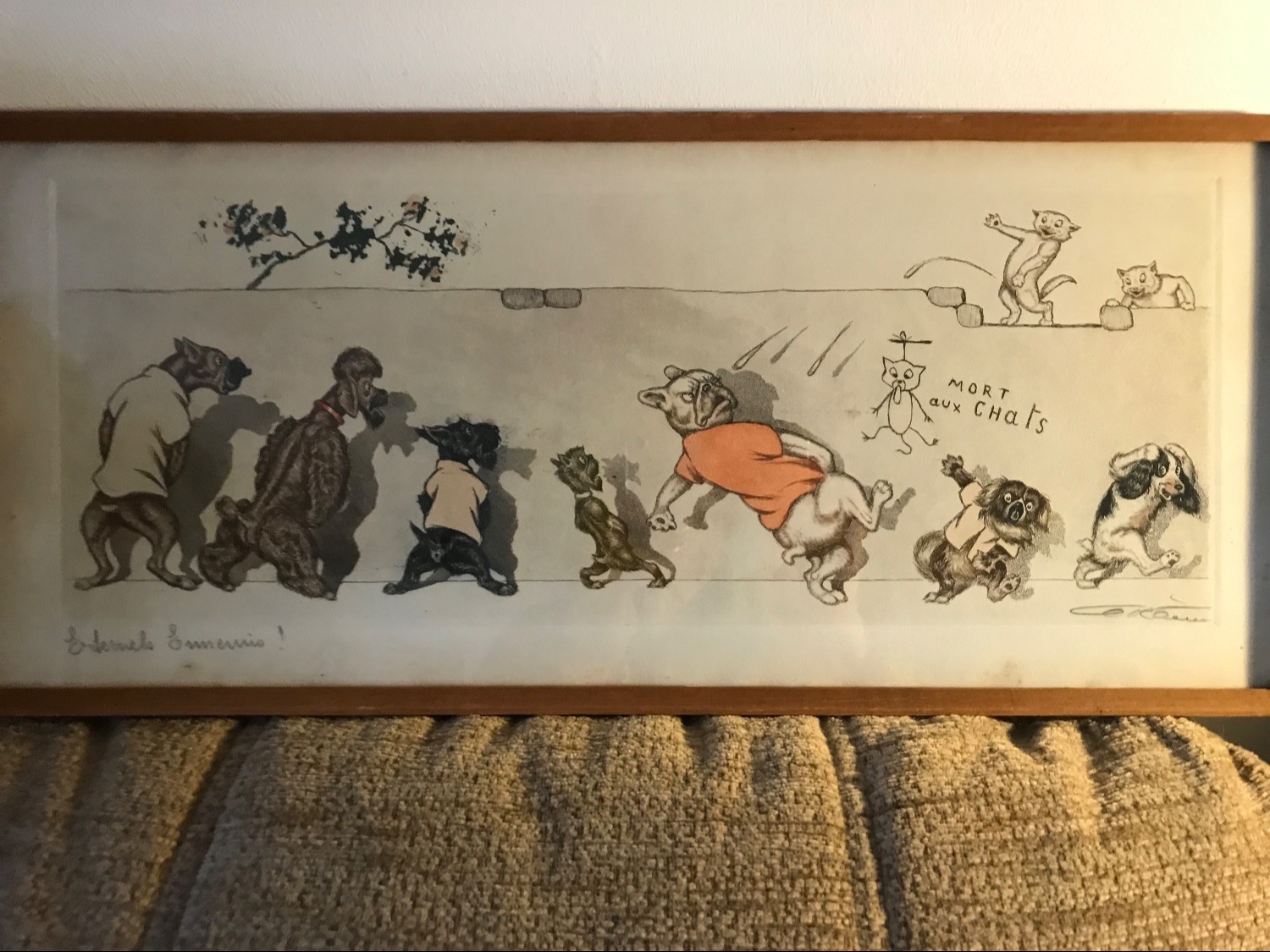 Clevedon Collectible signed etching 