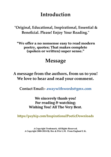 Buckingham 'Fantastic Classic Poetry' Download Digital Reader!! For Only