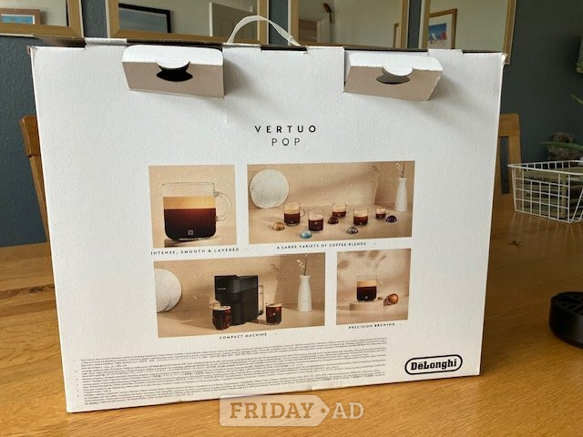  Nespresso Vertuo Pop Coffee Machine - Black. Nearly new - Home Appliances