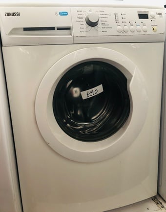 Zanussi 7kg load washing machine with 1400 spin 