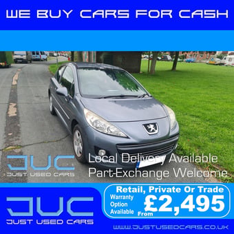 Peugeot 207 1.4 Sport (Manual Petrol) 59 Reg 2010 59,604 Miles