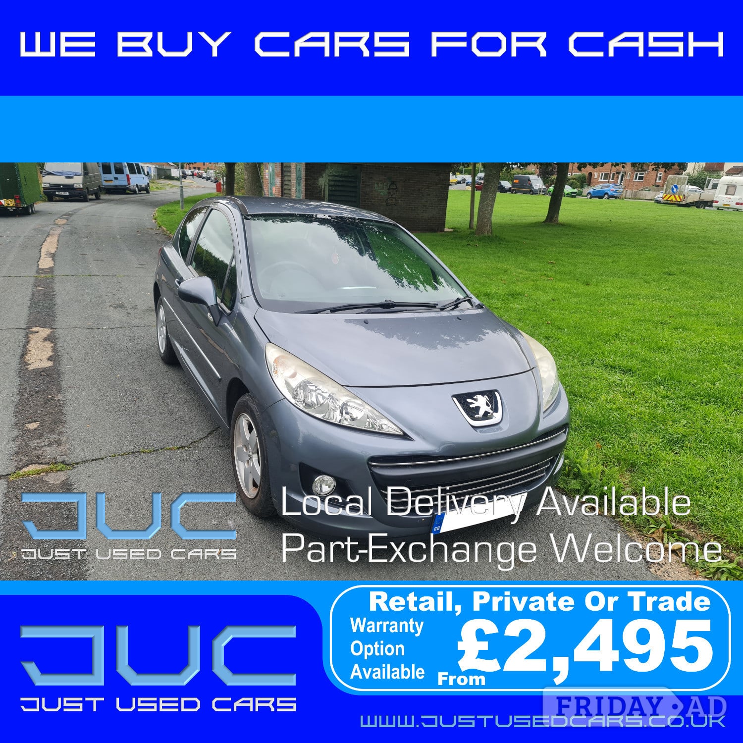 Peugeot 207 1.4 Sport (Manual Petrol) 59 Reg 2010 59,604 Miles in Lewes