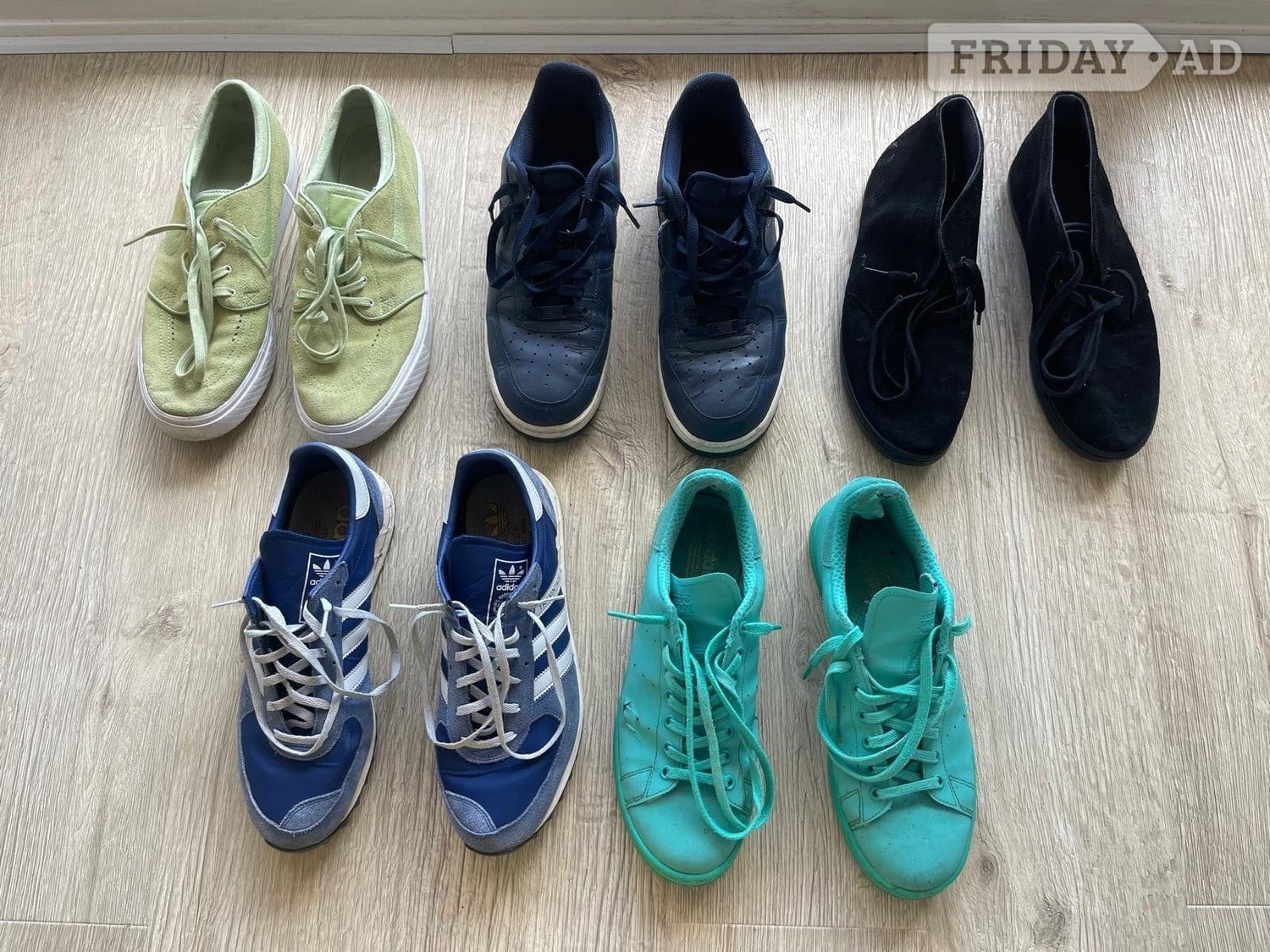 Men's Used Shoe Bundle Nike, Adidas, Fred Perry etc. Size UK10/11 in Bexhill-On-Sea
