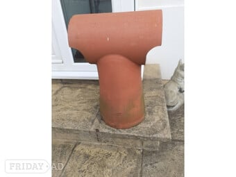 terracotta chimney pot  stops down draft
