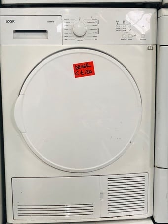 Logik condenser tumble dryer-white in good condition 
