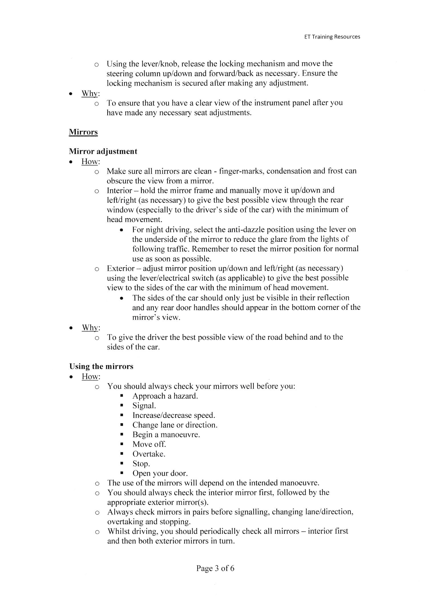 Lesson Plans PDF Resource Pack ADI PDI Driver Training Aids - Bizarre Bazaar