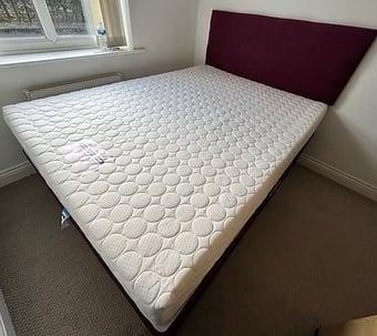 KING - MEMORY CONCEPTS MATTRESS WITH DIVAN BASE & HEADBOARD