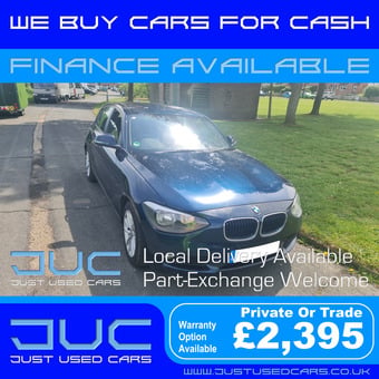 BMW 1 Series 1.6 116D Efficient Dynamics (Manual Diesel) 63 Reg