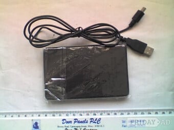 BLACK 2.5" 120Gb External Pocket Hard Drive , USB Interface  & Cables - D