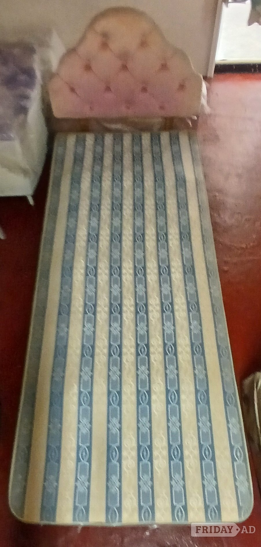1 bed matress & headboard  - Furniture