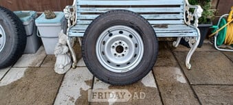( NEW )MOTORHOME CAMPER VAN STEEL WHEEL AND TYRE 15" WITH 118 PCD