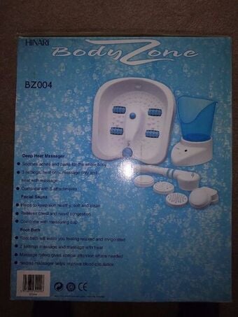 Foot spa, Facial sauna and deep heat massager