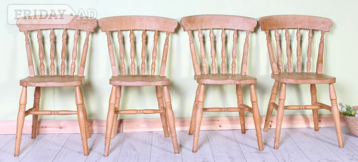 Delivery Options - Rustic Beech Farmhouse Spindle Back Chairs - Furniture