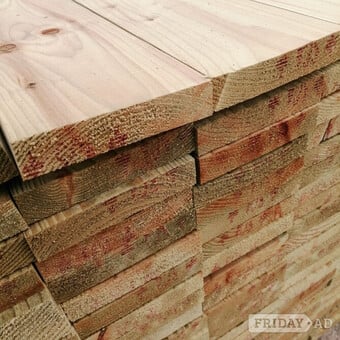 4x1 PAR Timber. Treated Green 4.8m Lengths
