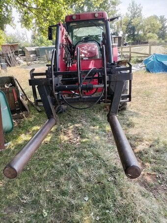 Heavy duty bale grab