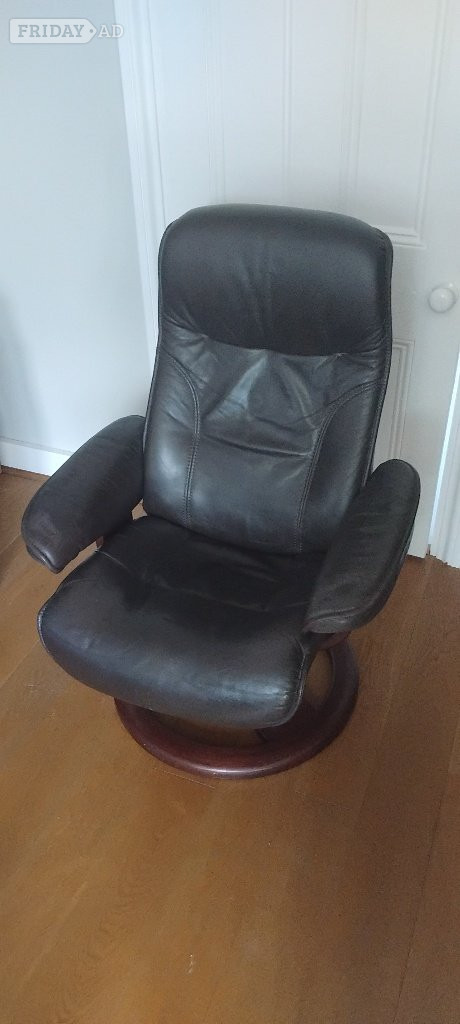 John Lewis Leather Swivel & Recliner Chair in Tunbridge Wells