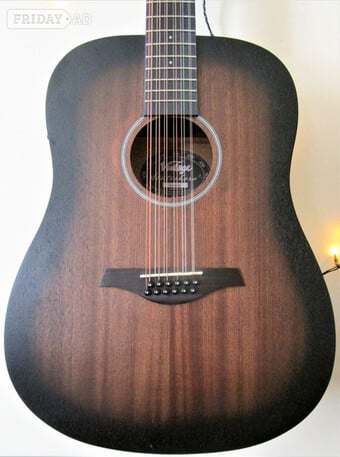VINTAGE Statesboro 12 String Elec Acoustic "as-nu" VE440 WK-12 Paul Brett Design