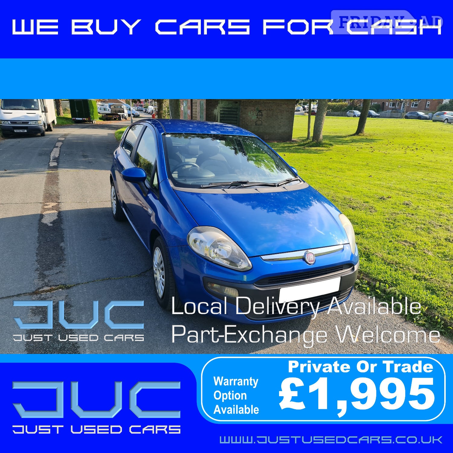 Fiat Punto 1.4 Evo Dynamic M-AIR (Manual Petrol) 60 Reg 2010 in Lewes