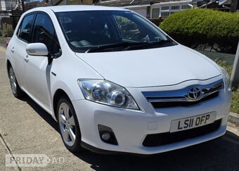 2011 Toyota Auris Hybrid Automatic F/S/H