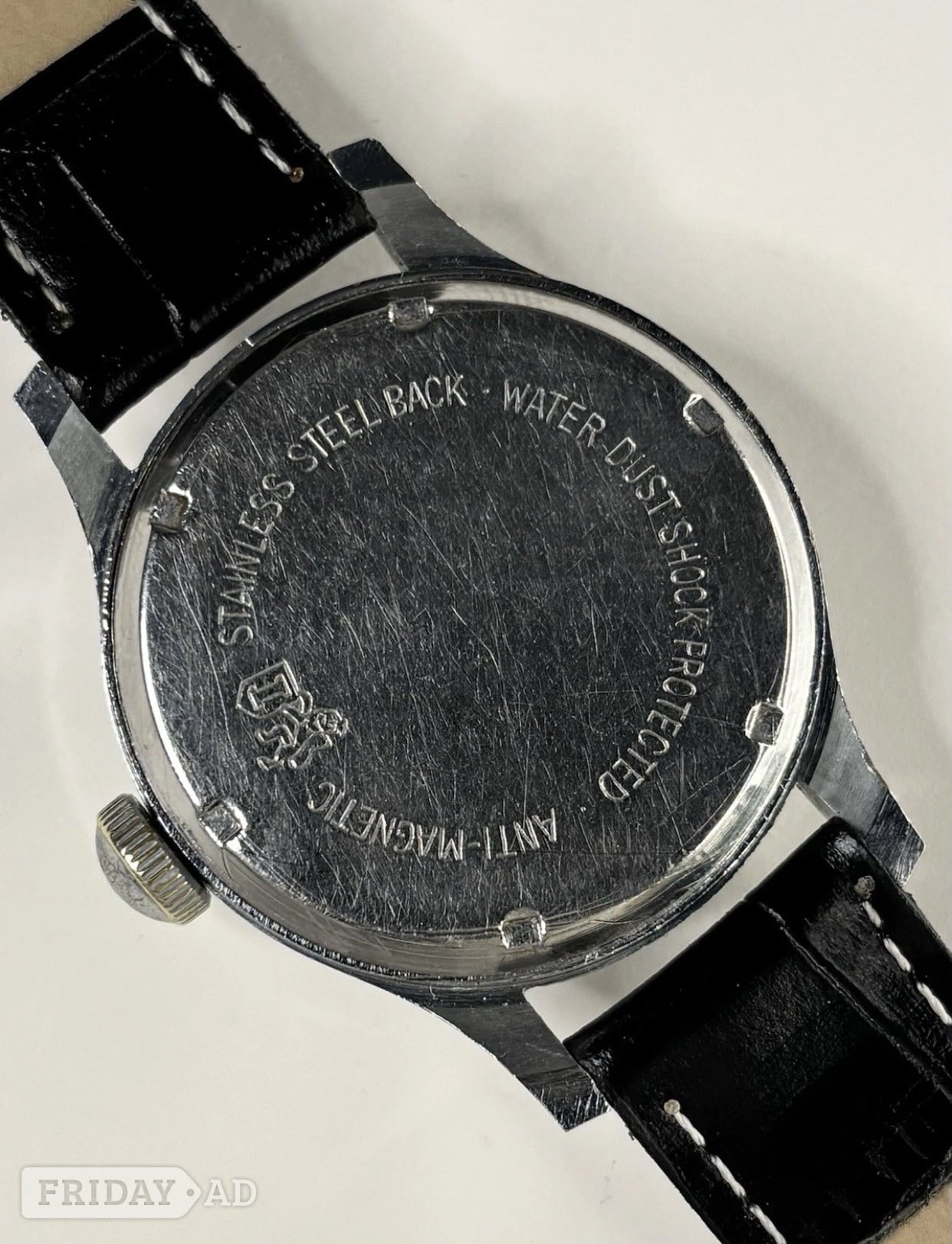 Glasgow Vintage 1950s Smiths Manual Men’s Dress Watch - Black Dial