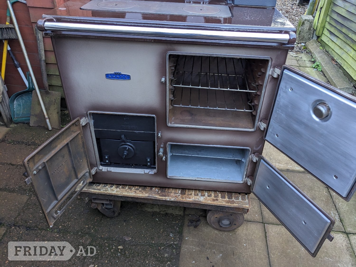 AGA Rayburn Hybrid 2 oven Cooking Range Solid Fuel 