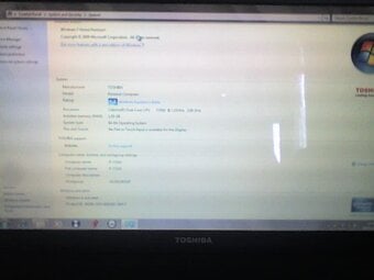 TOSHIBA SATELLITE C660D-195 Win7 HOME LAPTOP
