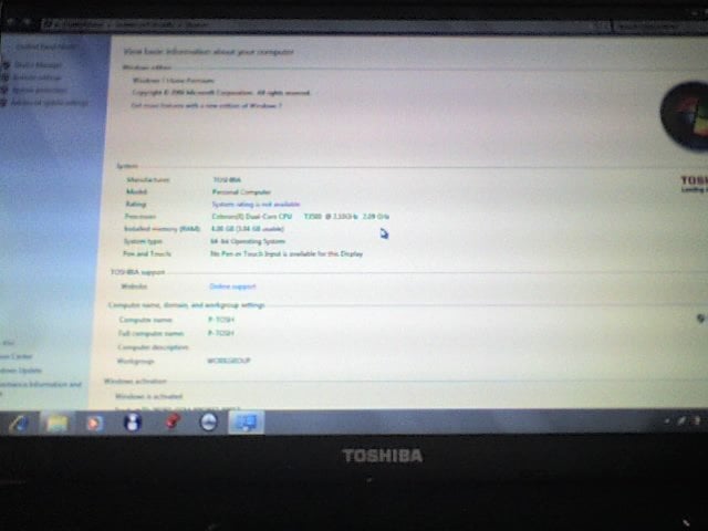 Waterlooville TOSHIBA SATELLITE C660D-195 Win7 HOME LAPTOP