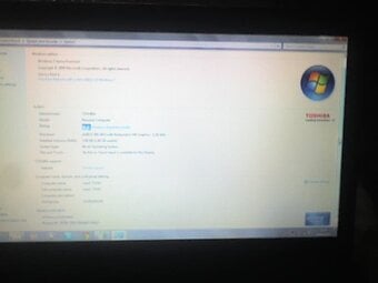 TOSHIBA SATELLITE C660D-19X Win7 HOME LAPTOP