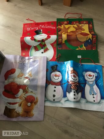 Very large Christmas bags good condition