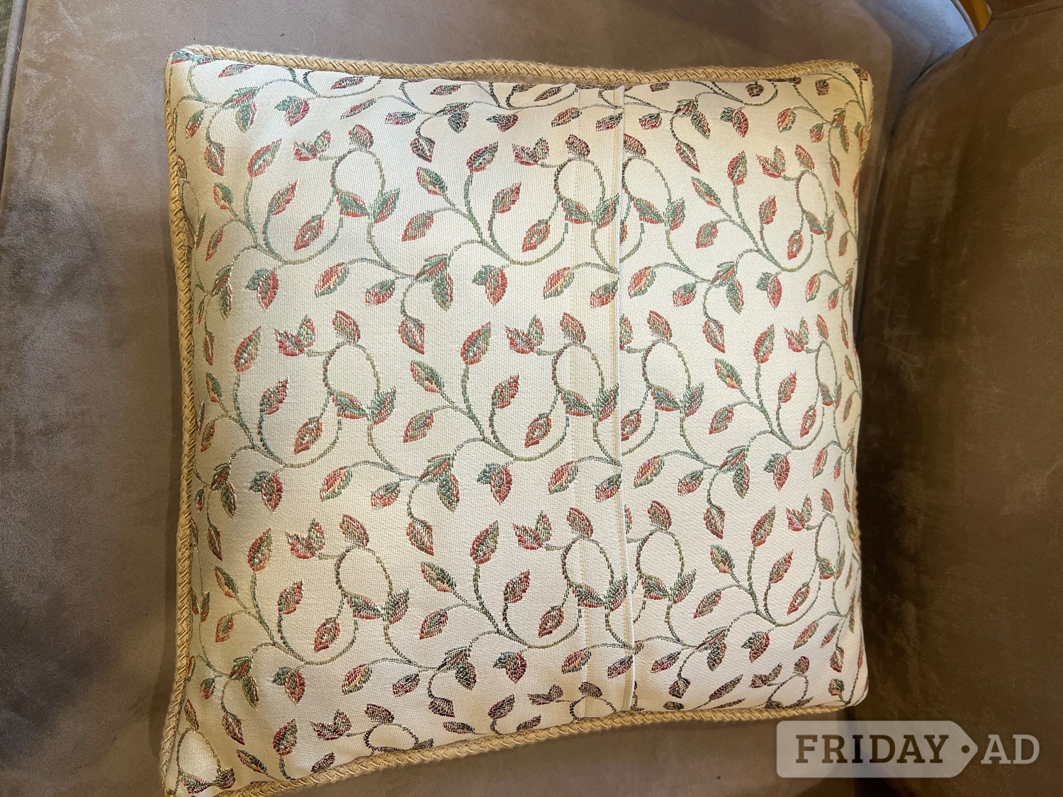 Ehrman Cushion  ‘ Illuminated Manuscript’ Candace Bahouth  - Home Decor