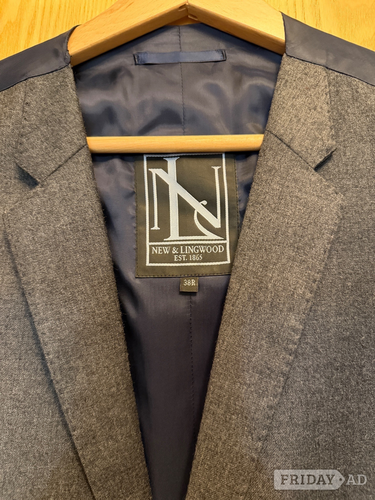 3 piece vintage grey suit 