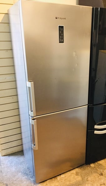 Hotpoint Silver big size frost free fridge freezer 
