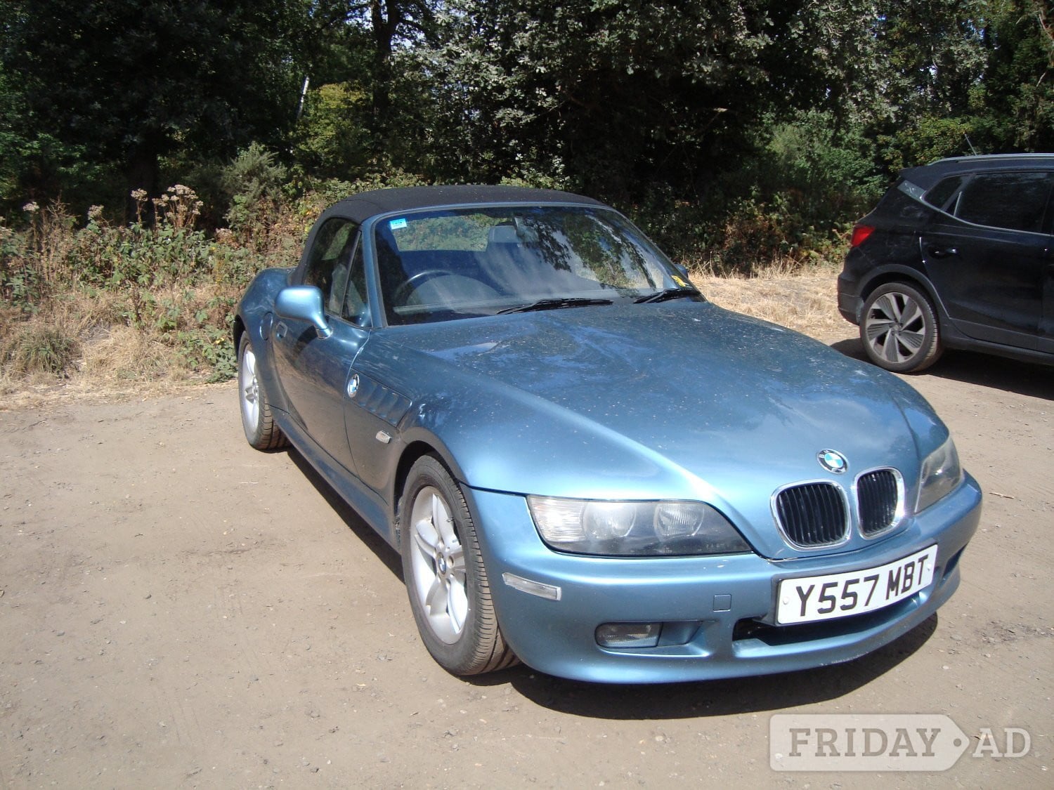BMW Z3 Convertible 2001 87k  Metallic Blue Black interior F.S.H in Tunbridge Wells